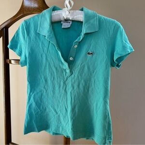 Lacoste Women Classic Slim Fit Polo Shirt Sz 36